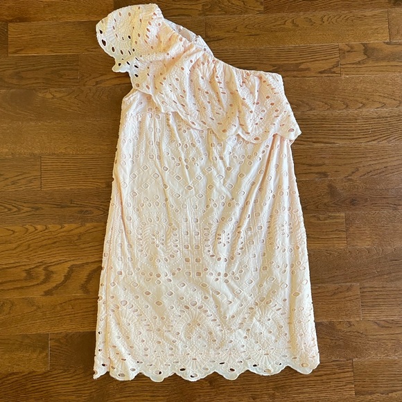Loft Eyelet One Shoulder Dress - Picture 5 of 5